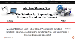 Desktop Screenshot of merchantbottomline.com